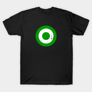 Distressed Green and White Roundel T-Shirt